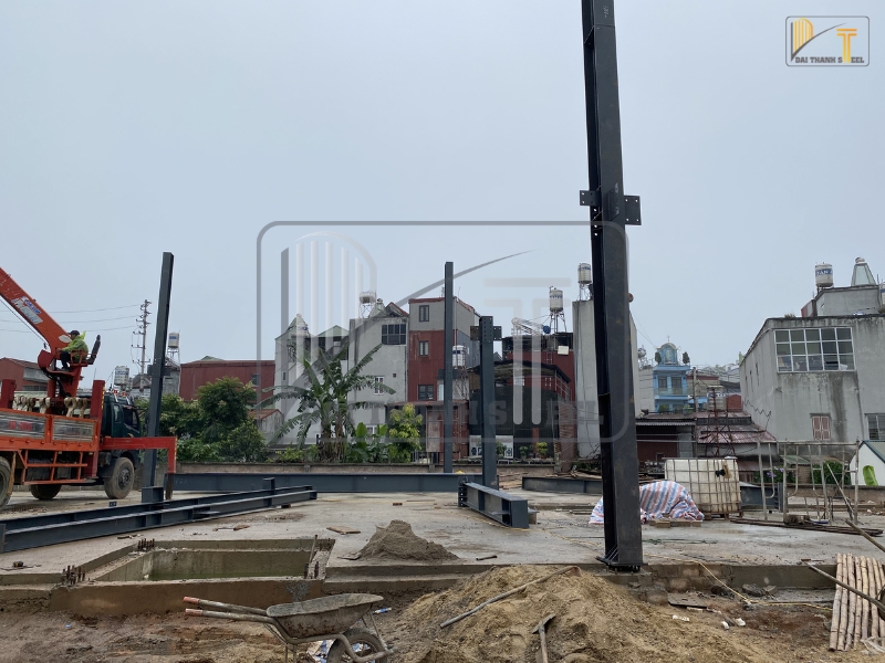 Móng của nhà khung thép tiền chế